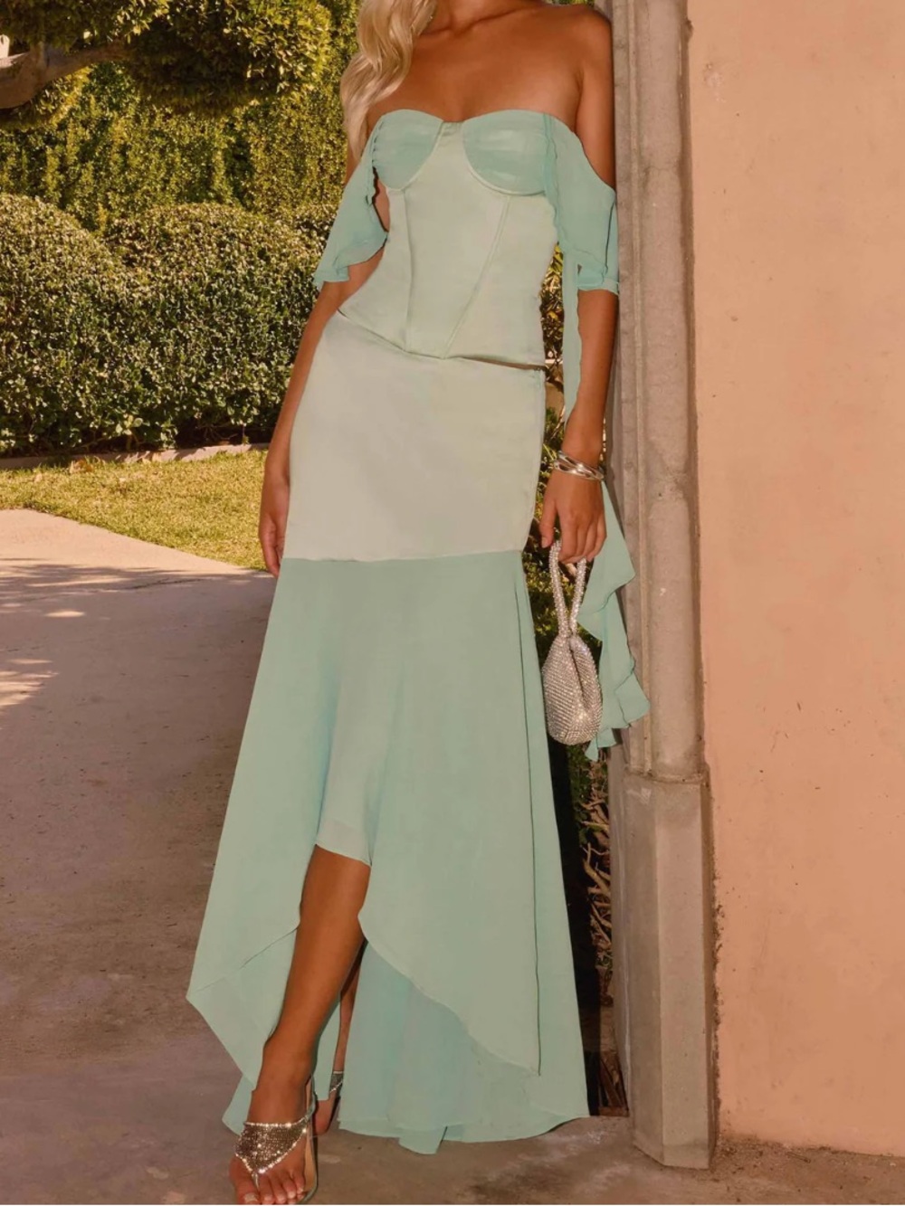 Deenesa Maxi Skirt & Corset Top